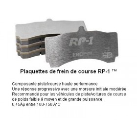 Plaquettes de frein avant RP1 EBC Audi TTS 8J
