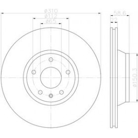 Disques de frein arrière EBC Audi TTS 8J