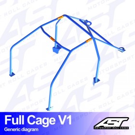 Arceau Full Cage V1 AST Peugeot 205 3 Portes