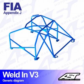 Arceau Weld In V3 AST Peugeot 205 3 Portes