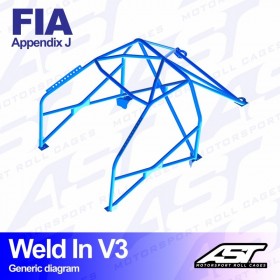 Arceau Weld In V3 AST Peugeot 205 3 Portes
