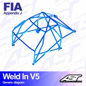 Arceau Weld In V5 AST Peugeot 205 3 Portes