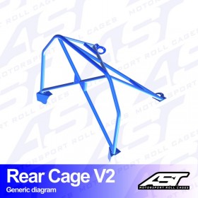 Cage arrière V2 AST Peugeot 205 3 Portes