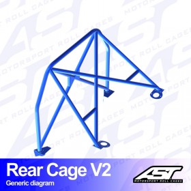 Cage arrière V2 AST Peugeot 205 3 Portes