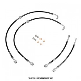 Kit durites de frein aviation Goodridge Volkswagen Golf 5 FWD